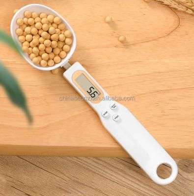 China Weight Measuring 500g/0.1g Digital LCD Electronic Display Kitchen Measurers Gram Food Scale Portable Spoon Measuring Cupn To Measure No Battery for sale