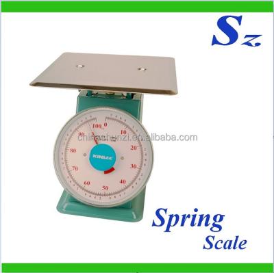 China Kitchen Scales Single 100kg Display Weighing Spring Scale for sale