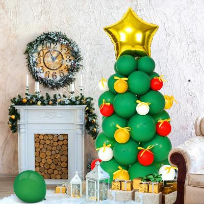 China Christmas Decoration Supplies 2021 Christmas Balloon Garland Arch Kit Christmas Tree Balloon Garland Decorations Supplies for Christmas Party for sale