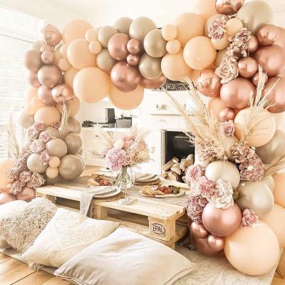 China Wholesale 160pcs Decoration Wedding Party Birthday Celebration Latex Balloons Garland Kit Baby Shower Wedding Birthday Balloon Arch Garland Arch Kits DIY Balloon Party Decor for sale