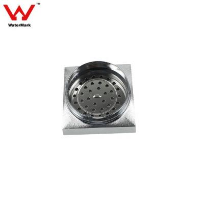 China Strainer Wholesale Brass Bathroom Drain Supplier Floor Shower Square Floor Drain Trap for sale