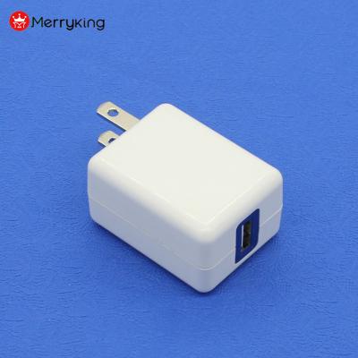 China LED-TV/LED CAMERA/STB Flame Retardant ABS Material USB Adapter with Folding 5V 1A 5V 2A US Plug Power Supply for sale