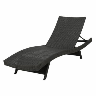 China Modern Wooden Sun Fold Pool Beach Chair Adjustable Relax Outdoor Fabric Sea Deck Natural Wicker Rattan Solid Custom for sale