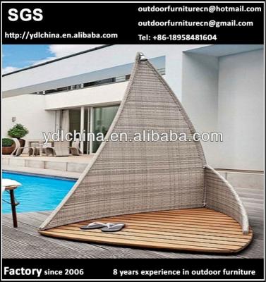 China Garden Set Hot Sale Rattan Outdoor Natural Garden Shower for sale