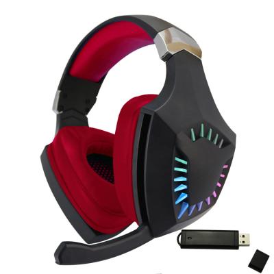 China Unique Cool Headband OEM Headband Style 50MM Stereo Wireless Game 2.4G PS4 Headset With MIC for sale