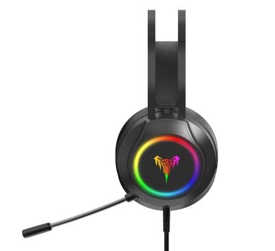 China Headband RGB USB Jack Light Gaming Headset For Business Man With Cheap Price for sale