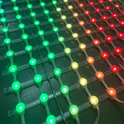 China Advertising Mesh Wall / Screen IP68 Pixel Control RGB Led Light DMX Screen Module 20mm Price LED Module Good Pixel Mesh Screen for sale