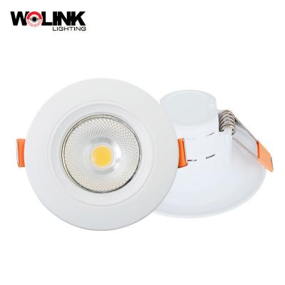 China ABS Round Ip20 Flush Mounted Indoor Cob 3w Led Down Lamp Indoor LED Down Light for sale