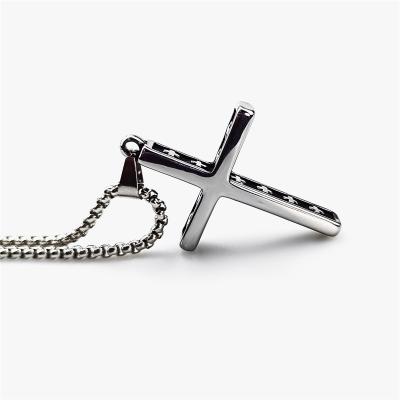 China Other Retro-Modern Cross Necklace Accessories 925 Silver Exquisite Cross Pendant Personalized Necklace for sale