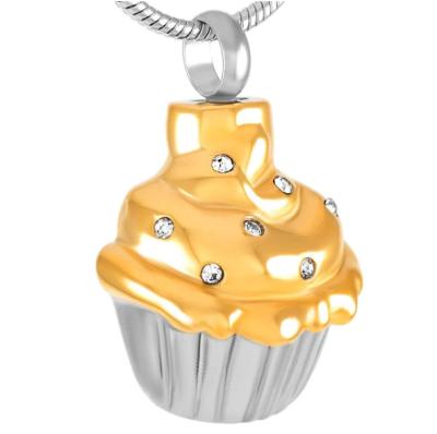 China Other Stable Quality Cupcake Cremation XM-017 Pet Custom Necklace Memorial Urn Necklace for sale