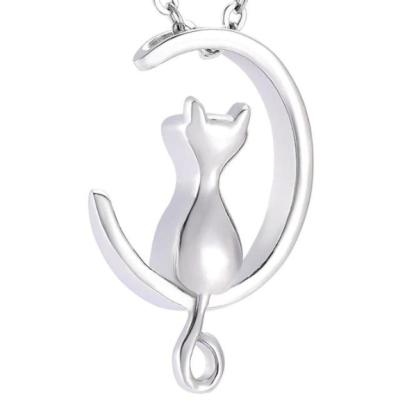 China Other Excellent Quality Cat & Crescent Moon XM-008 Cremation Pets Necklace Jewelry Letters Bracelet for sale