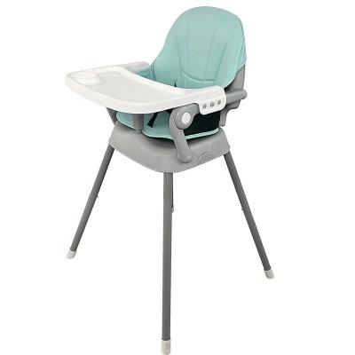 China Safety Comfortable Baby Dining Chair Baby Elevated Feeding Chair Portable Kids Table Dining Chair Foldable Adjustable Height Multifunctional Food Chair With Cushion for sale