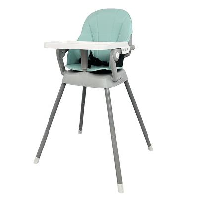 China Safety Comfortable Baby Dining Chair Portable Baby Dining Chair Height Adjustable Kids Leg Chair High Folding Baby Booster Seat Feeding Chair With Wheels for sale