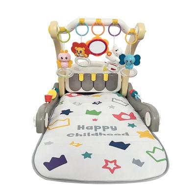 China New Release Multifunctional Baby Convertible Toddler Walker Musical Walker Learning Multifunctional Baby Push Walker 4 in 1 with Music for Child for sale