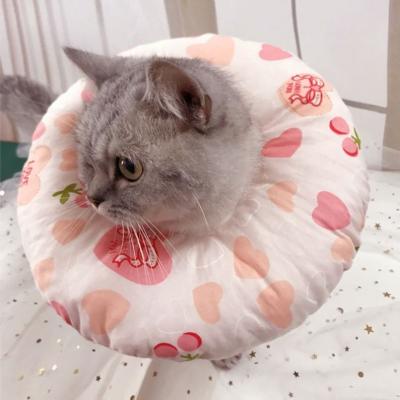 China Sustainable Recovery Pet Cone Collar for Cats and Small Dogs - Comfortable Donut Elizabethan Cat Collar Style for sale