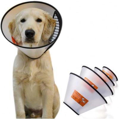 China DETACHED PickPet Pets Healing Soft Plastic Safety Anti-bite Edge Guard Convenient Collar for sale