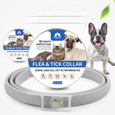 China Sustainable Premium Natural Flea & Tick Collar For Dogs Cats Prevent Fleas, Ticks, Lice & Mosquitoes 8 Months Protection for sale