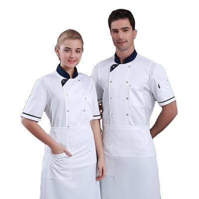 China Breathable Cotton 65 Cotton 35 Polyester Waitress Waitress Restaurant Uniform For Restaurant for sale