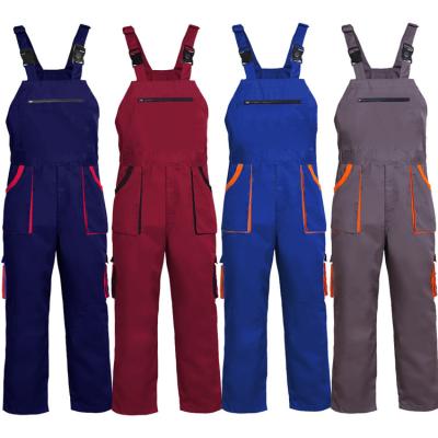 China Cotton Safety Strap Overall Pants Wokwear Men's Competitive Overall Mechanics for sale