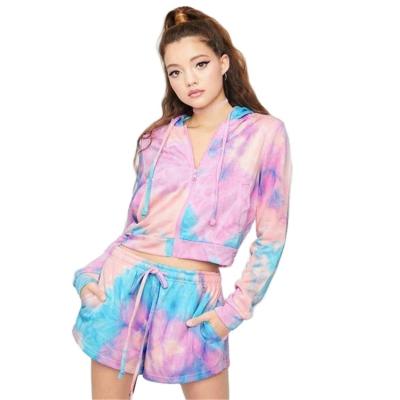 China High Quality Custom Made 100% Polyester Wholesale Size Sublimation Printing Tracksuit Plus Size Ladies Tracksuits for sale