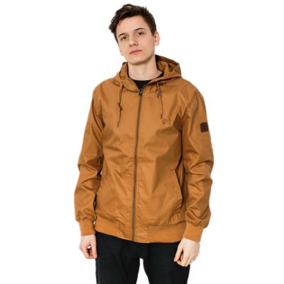 China Outdoor Waterproof Anorak Plain Jacket For Men Polyester Small Logo Custom Windbreaker Jacket for sale