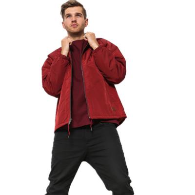 China Waterproof Windproof Nylon Trainer Zipper Super Thick Sherpa Fleece Jacket With Lining Oversized Trainer Jacket for sale