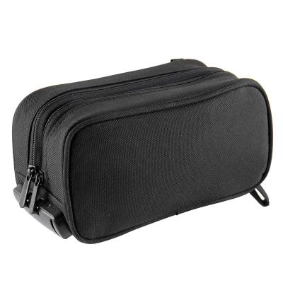 China Airtight Traval Bag Travel Case With Combination Lock Zipper Waterproof Double Pocket Smell Proof Premium Bag for sale