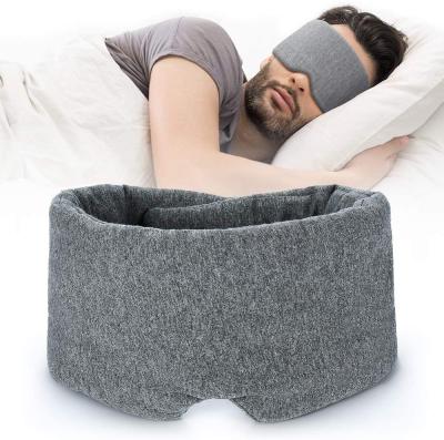 China Super Soft Eye Mask 100% Custom Cotton Comfort Sleep Blindfold Eye Mask Shading for sale