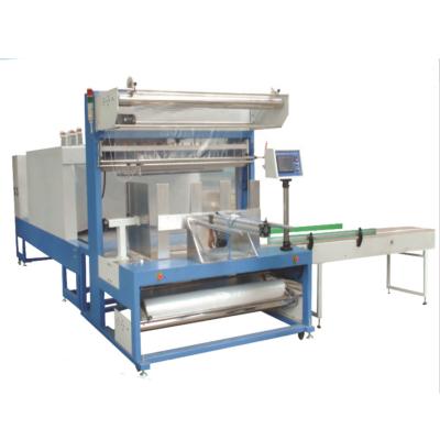 China Automatic Food Water Juice Glass Plastic Bottle Cardboard Trayer Shrink Wrap Sleeve PE Wrap Wrapping Packing Machine for sale