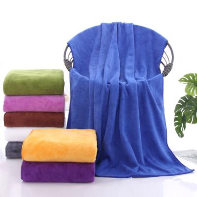 China Factory Price Salon Absorbent Quick Dry Towel Solid Color Logo Microfiber Car Bath Face Towel Wash Cheap Custom Wholesale Safe For Hand Children for sale