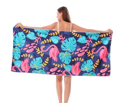 China China Factory Wholesale Superdry Cheap Large QUICK DRY Microfiber Custom Design Size Printed Sand Free Beach Towels Towel for sale