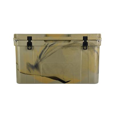 China Mixed color 78QT waterproof heavy duty camouflage rotomolded fish cooler cooler chest camping BBQ cool box for sale