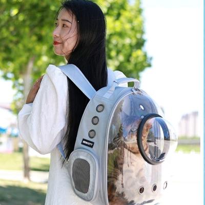 China Viable cat bag space capsule pet backpack cat dog take out large space portable breathable backpack factory direct sales for sale