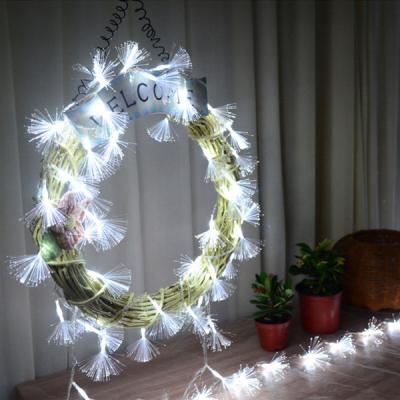 China Indoor And Outdoor Decorations LED Fiber Optic String Lights For Christmas Decorations for sale