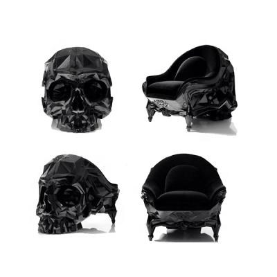 China China Harold Sangouard Designed Fiberglass Skull Armchair for Art Gallery /Hotel Decoration for sale