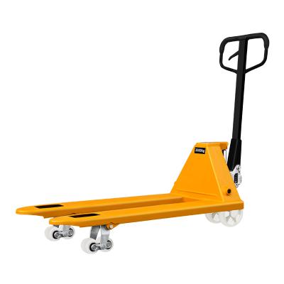 China Hotels load 2000kg 3000kg truck manual hand pallet jack truck hydraulic pallet chinese factory direct sale for sale