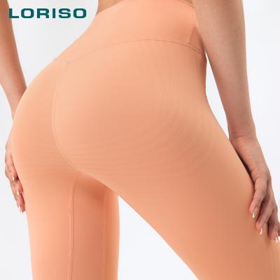 China New Arrival Breathable Good Quality Custom Logo LORISO Fitness Running Lift Up Tight Yoga Pants for sale