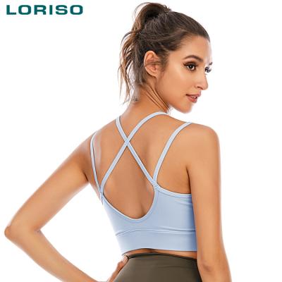 China 2021mujer Para sujetador de deportivo de dama de yogabra women breathable anti cellulite sports yoga bra for sale