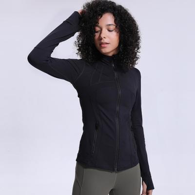 China Latest Breathable Private Label Women Ladies Ladies Girls Slim Fit Running Fitness Yoga Jackets Sports Coat for sale