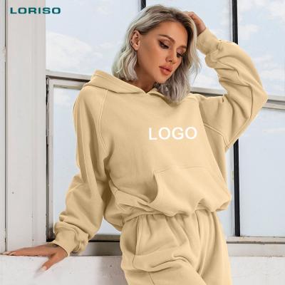 China 2020 New Winter Ladies QUICK DRY Custom Logo Women Multicolor Optional Thickening Casual Oversized Long Sleeve Hoodies for sale