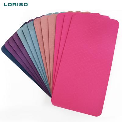 China Yogamatt anti slip maker yogo pad knee pads mini yoga plank logo tape yogamatt anti slip custom eco friendly small yaga yogamat for sale