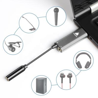 China MAONO studio recording microphone new design USB connect audio sound card for computer connect microphone or earphone audio interface for sale