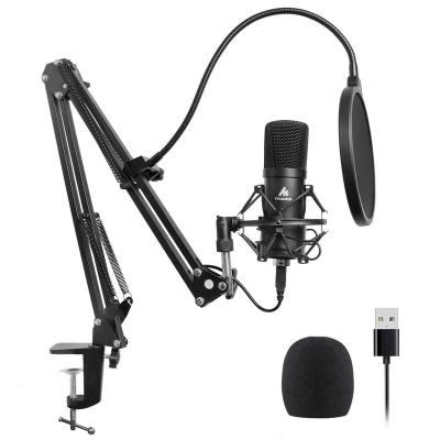 China Podcast Microfono Live Streaming Gaming USB Microphone OEM Condenser Microphones Studio Recording Kit USB Microphones for sale