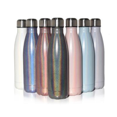 China PORTABLE 500ml cola shaped double wall 304 stainless steel small mouth Vacuum Insulated thermal water bottle for sale