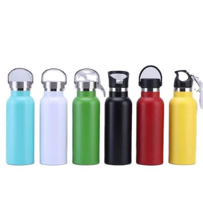 China PORTABLE American big mouth stainless steel sports kettle, outdoor portable mountaineering kettle double vacuum thermos cup wholesale for sale