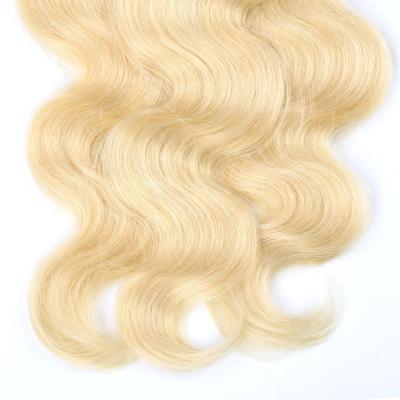 China High Quality Straight Wave No Shedding Brazilian Hair Bulk Body Wave Hair Bundles Hair 613 Blonde for sale