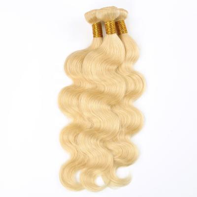 China Natural Straight Raw Virgin 613 Blonde Human Hair Bundles With Lace Frontal Closure 100 Percent Pure Chinese Hair Bundles for sale