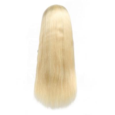 China Hd Popular Top Quality Silky Straight 613 Wave Blonde Full Lace Wig Hair for sale