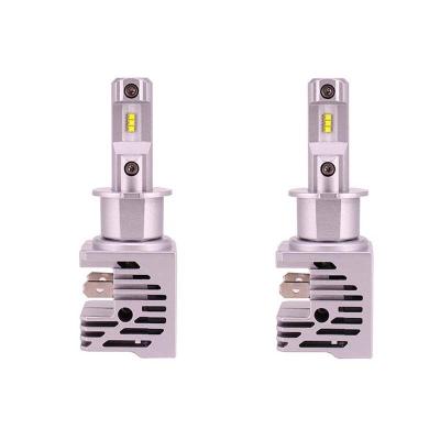 China Body 1 Pair Mini Aluminum LED H1 50W 5000lm Bulbs Pour In 6000K Car Headlight Waterproof Car Headlight for sale