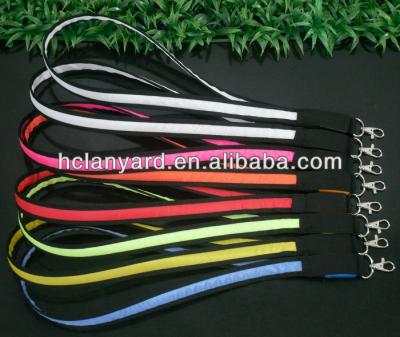 China Wholesale Customized Decoration Safety Buckle Glow In The Dark Lanyard for sale